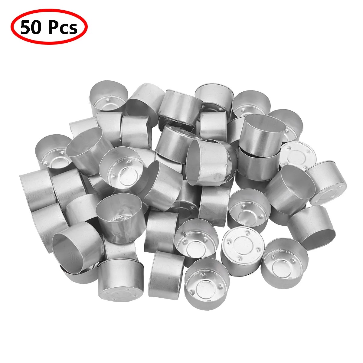 Candle Quotes - Soportes redondos de aluminio para velas