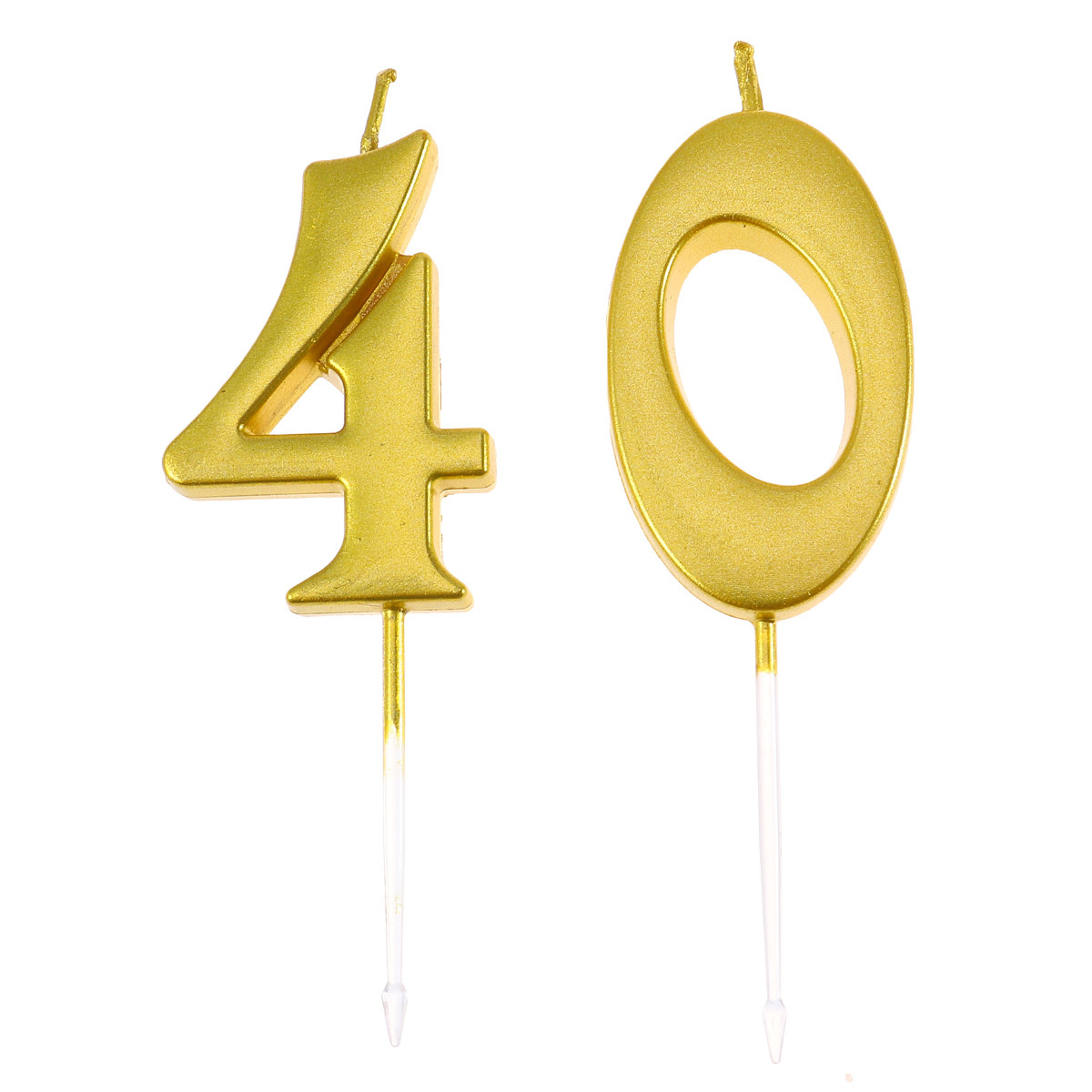 Candle Supplies In - 2 velas de cumpleaños con el