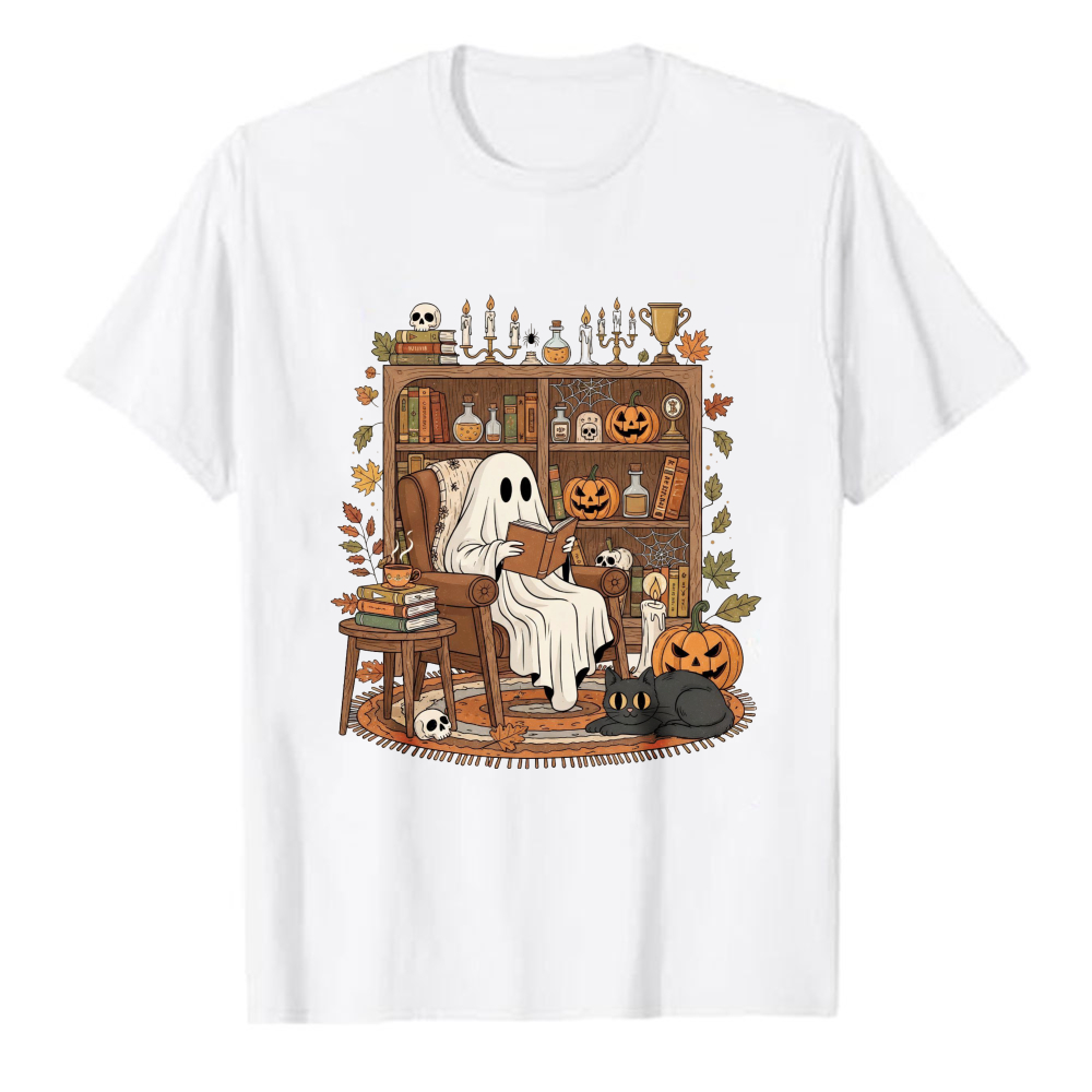 Black Tin Candle - Camiseta de Halloween con diseño de