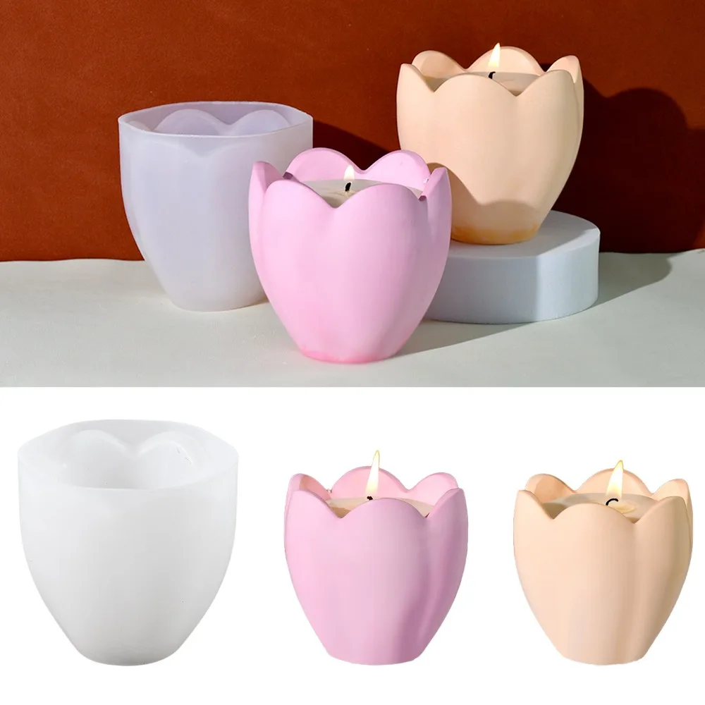 Portavelas de tulipán, moldes  - Candle Quotes reseña y precio