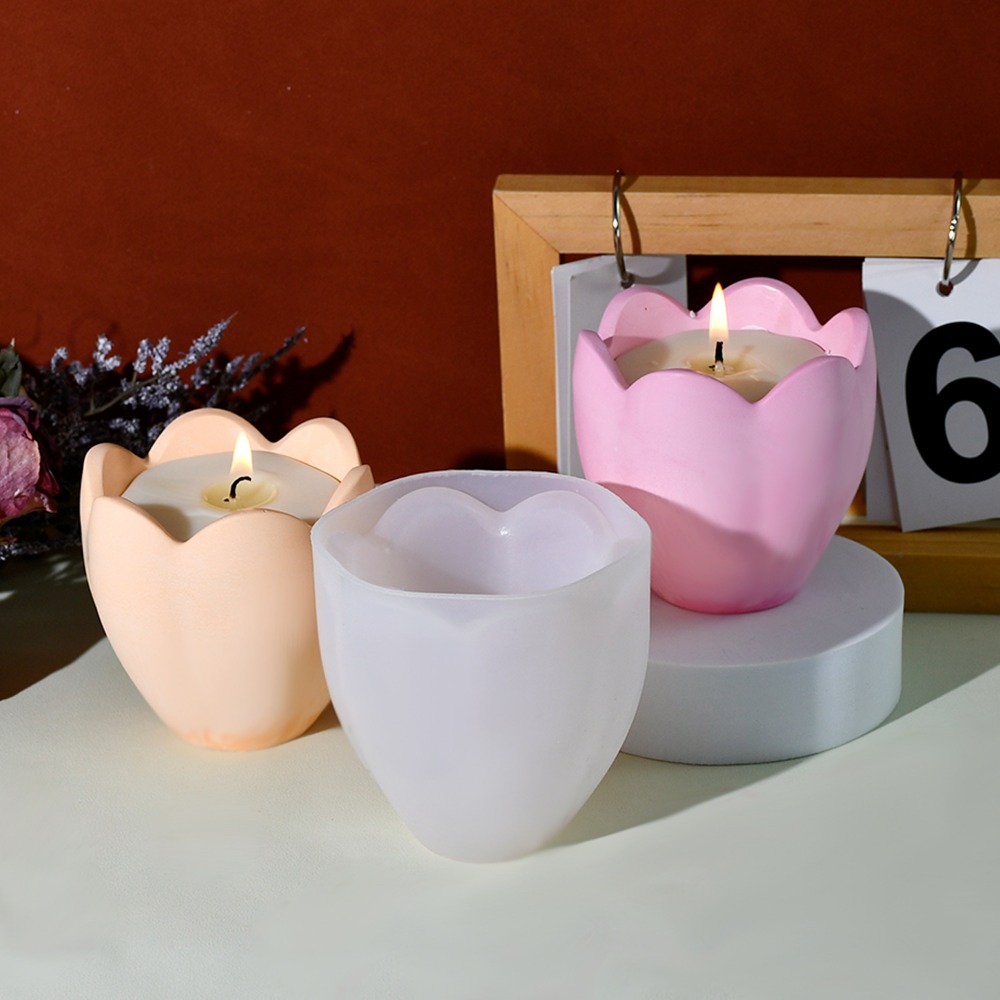 Portavelas de tulipán, moldes  - Candle Quotes reseña y precio