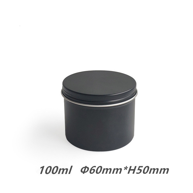 Caja redonda de lata de Metal, - Black Tin Candle reseña y precio
