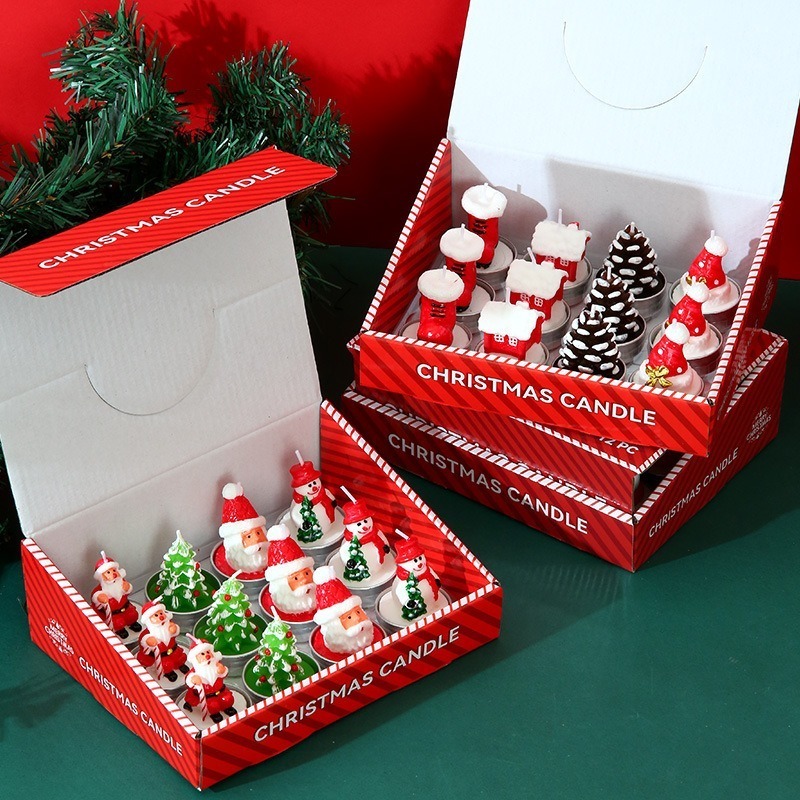 12 Velas Decorativas Navideñas - Candle Oil Supplies reseña y precio