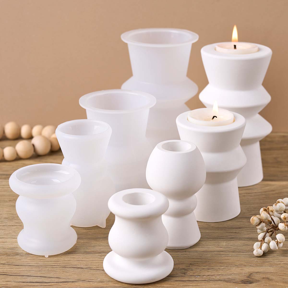 Portavelas nórdico, molde de s - Candle Quotes reseña y precio