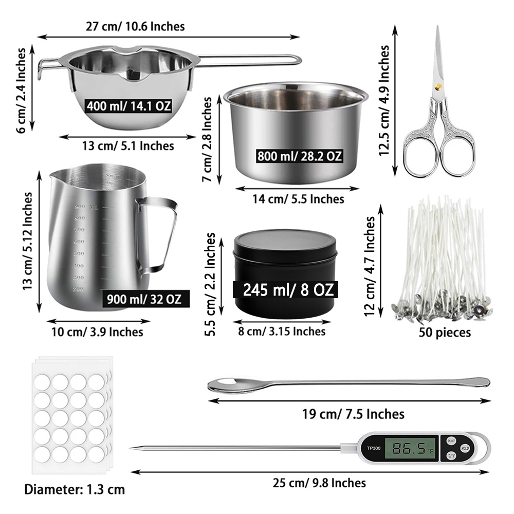 Glintmos Kit de fabricación de - Candle Supplies In reseña y precio