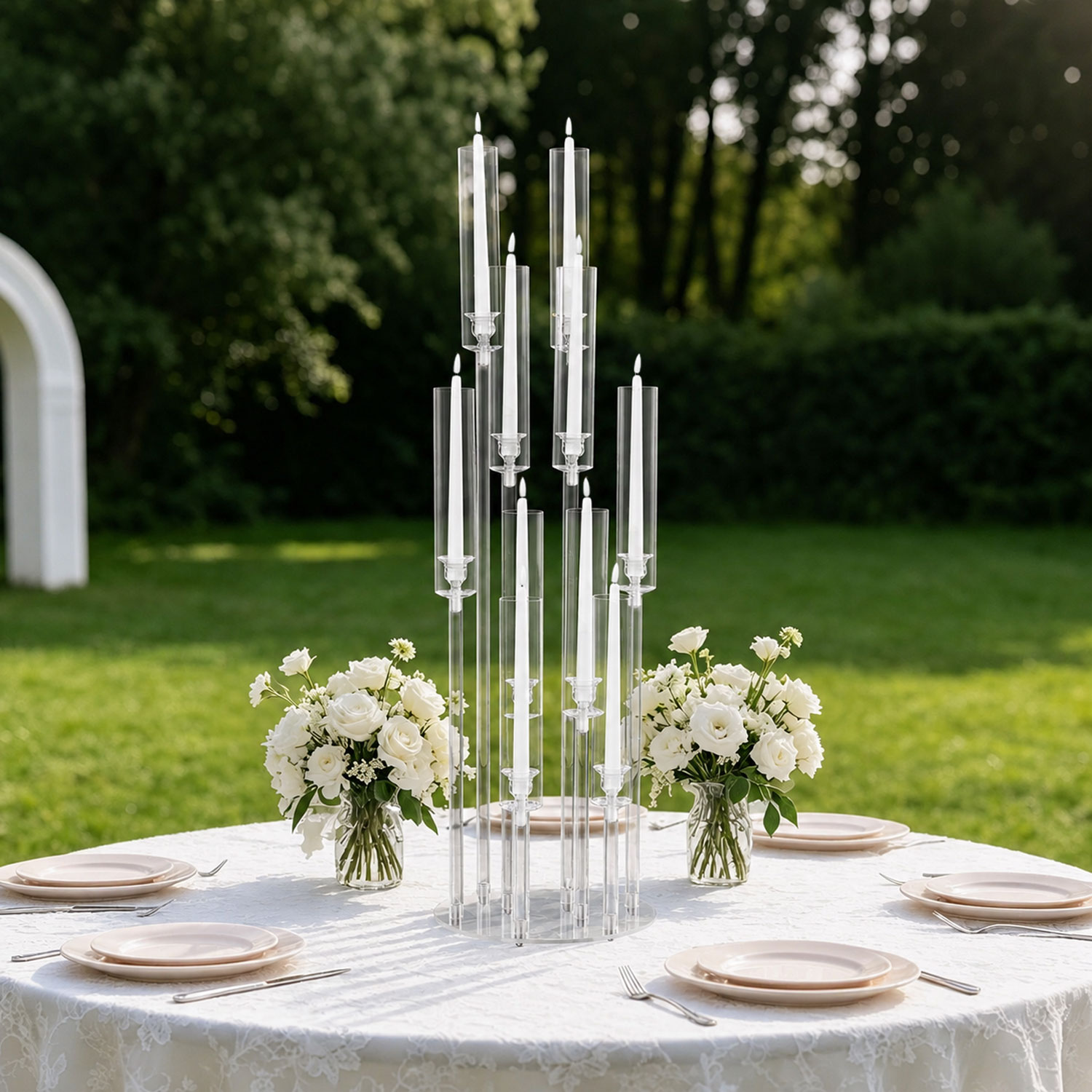 Candelabros Acrílicos de 10 Br - Candle Quotes reseña y precio
