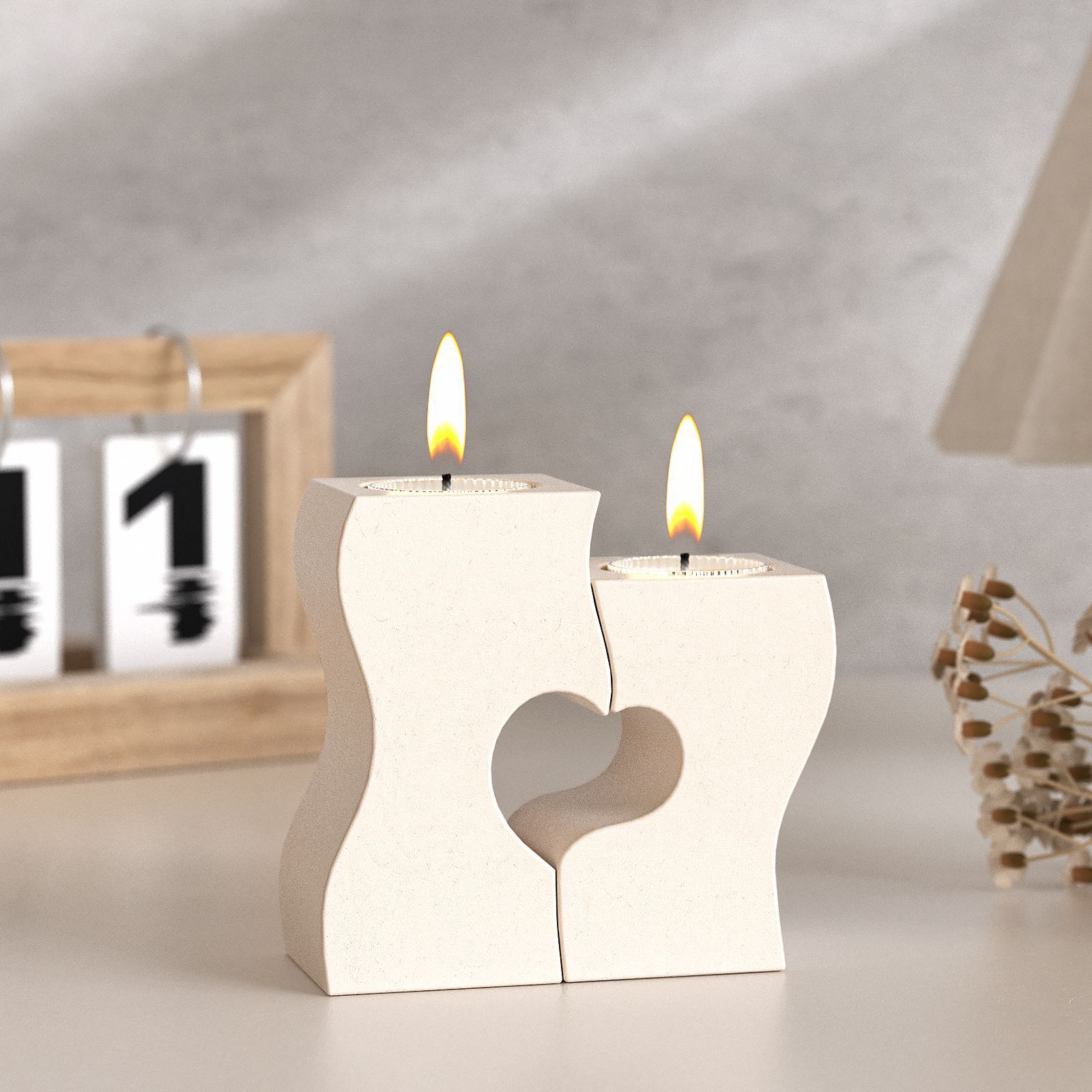 S corazón candelabro moldes de - Candle Quotes reseña y precio