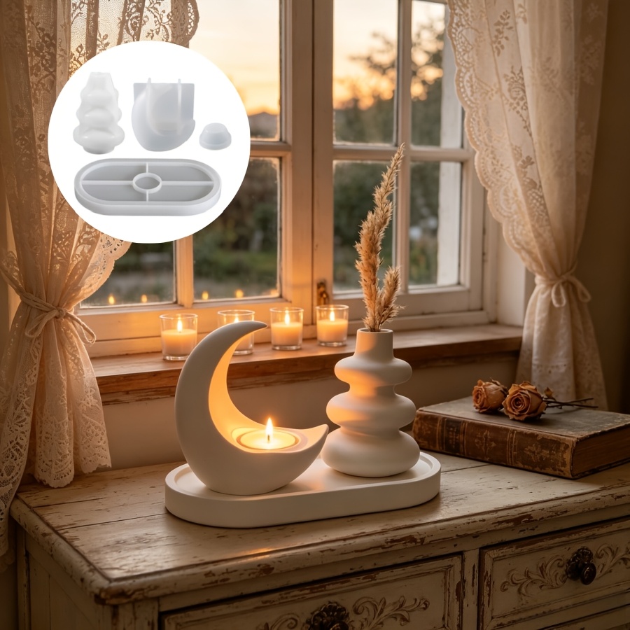 Juego de 4 piezas que incluye  - Candle Quotes reseña y precio
