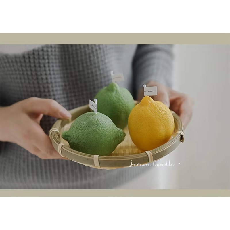 Vela Aromática de Limón Hecha  - Candle Supplies In reseña y precio