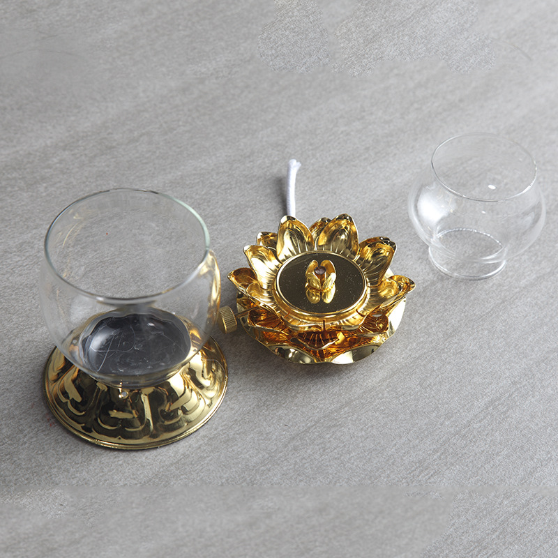 Lámpara de aceite dorada para  - Candle Zero reseña y precio