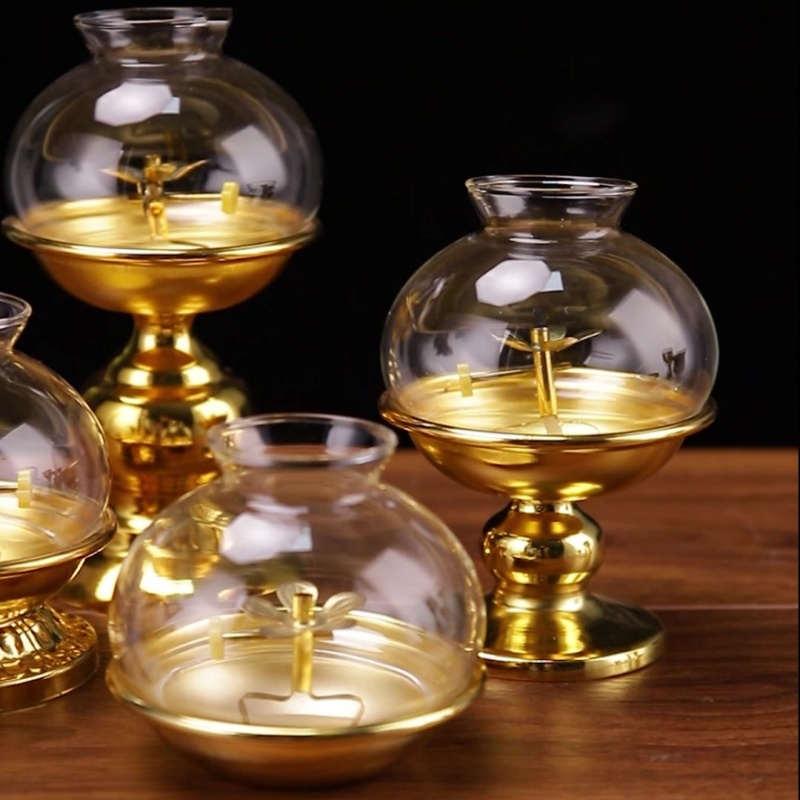 Lámpara de aceite dorada para  - Candle Zero reseña y precio